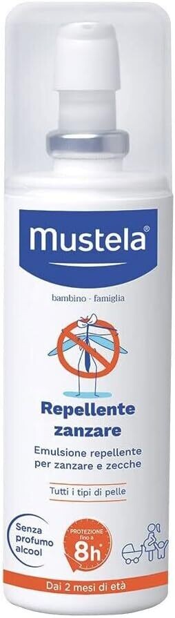 Mustela Repellente Zanzare Emulsione in Spray +2 mesi 100ml