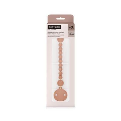 Suavinex Catenella Portasucchietto Selection in Silicone Rosso Peperoncino
