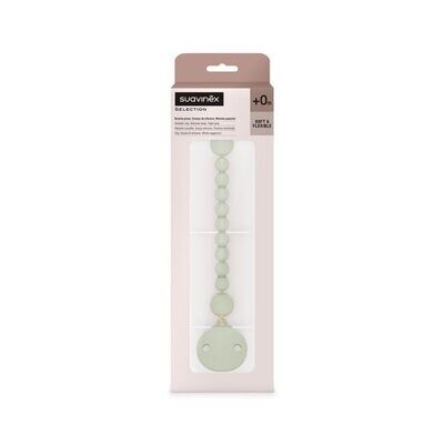 Suavinex Catenella Portasucchietto Selection in Silicone Verde lago