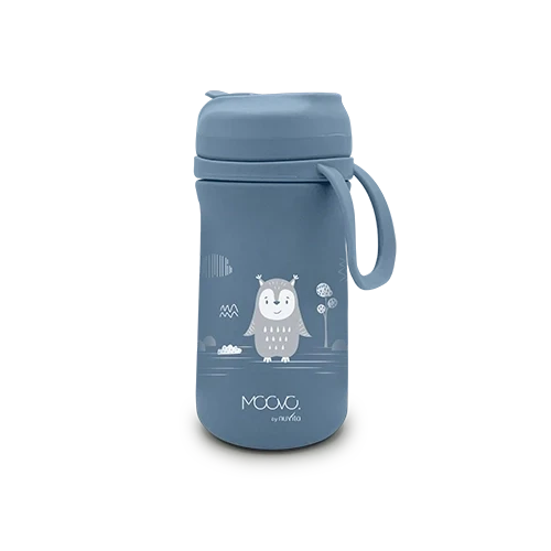 Nuvita Borraccia Termica in Acciaio Inox per Liquidi Azzurro 350 ml