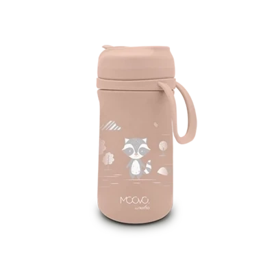 Nuvita Borraccia Termica in Acciaio Inox per Liquidi Rosa 350 ml