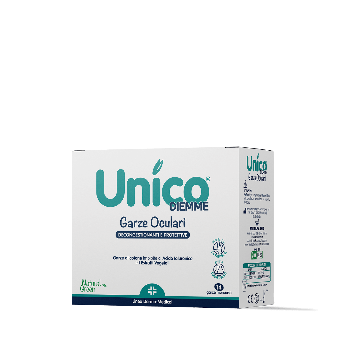 Sterilfarma Unico Garze Oculari Decongestionanti e Protettive 14 pz monouso