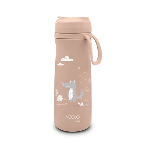 Nuvita Borraccia Termica in Acciaio Inox per Liquidi Rosa 500ml