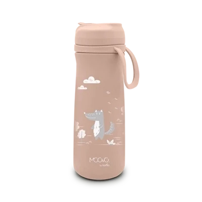 Nuvita Borraccia Termica in Acciaio Inox per Liquidi Rosa 500ml