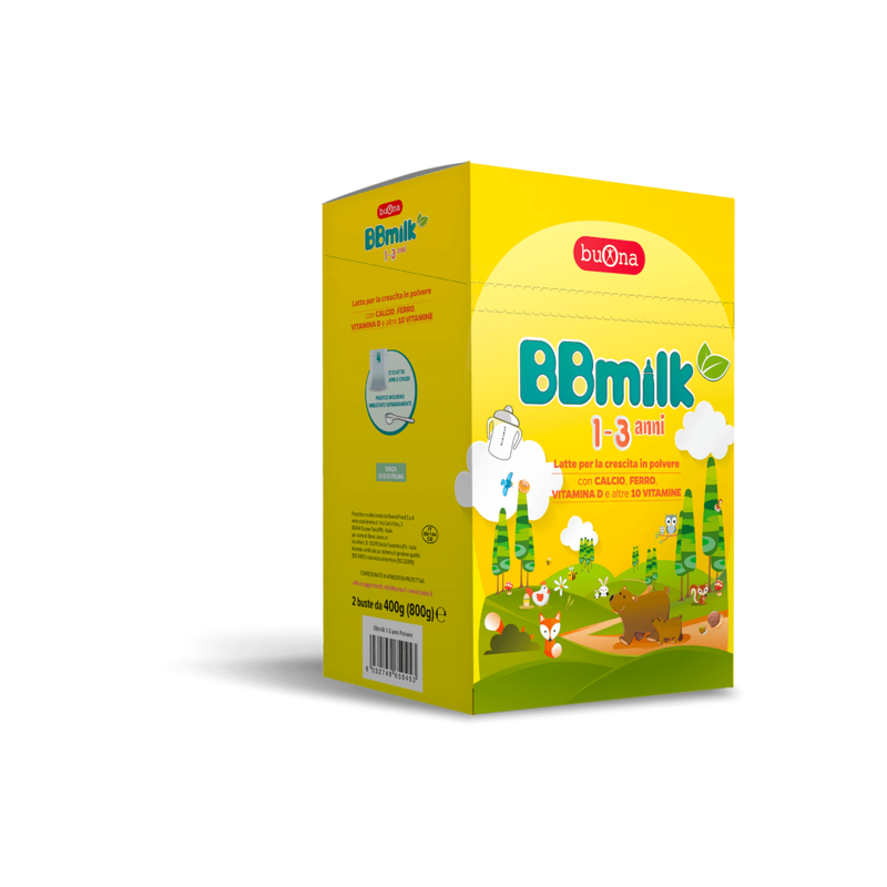 Bbmilk Latte Bio 1-3 Anni  Polvere da 800 2 buste da 400 gr
