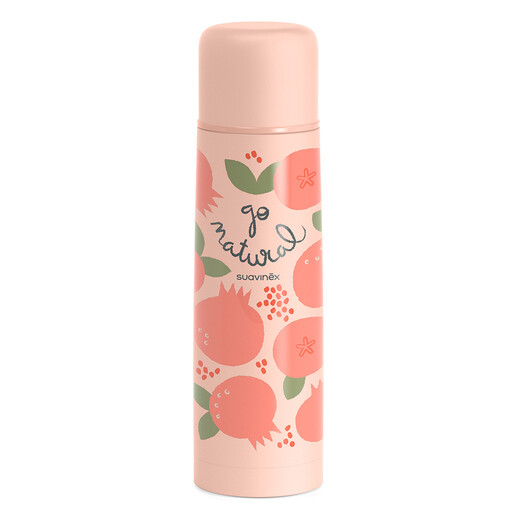 Suavinex Thermos Liquidi Go Natural Arancio 500ml