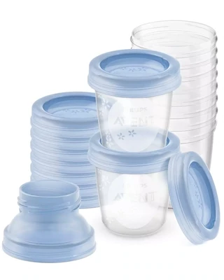Avent Contenitori per Latte Materno 10 vasetti