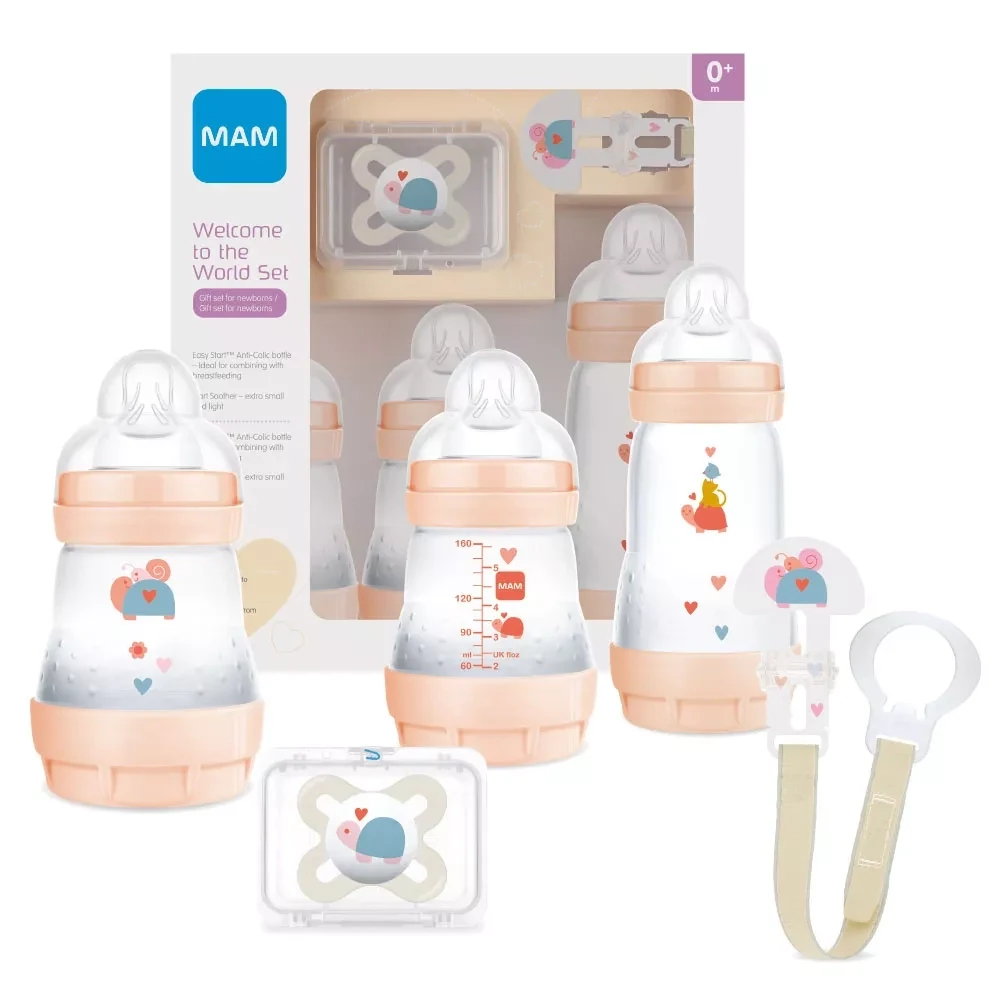 Mam Welcome To The World Set Regalo Rosa 1pz
