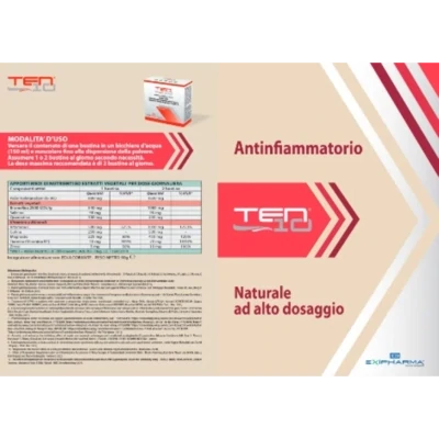 Exipharma Ten 10 Integratore Alimentare 10 bustine da 9 gr