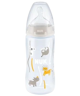 Nuk Biberon FC Temperature Control +PP Silicone 300ml 6-18 Mesi