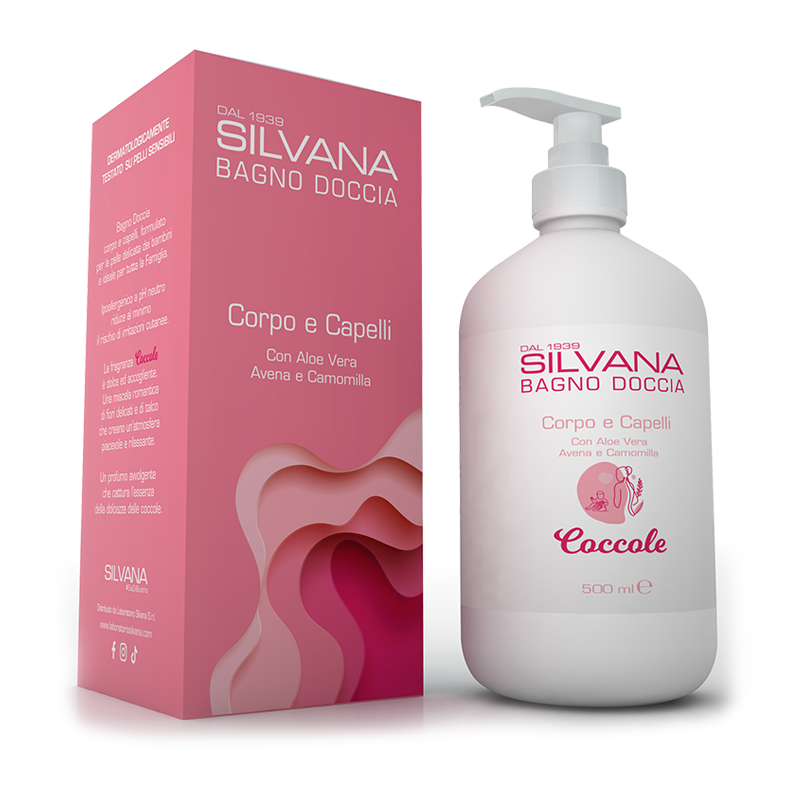 Laboratorio Silvana Bagno Doccia Corpo e Capelli Coccole da 500ml