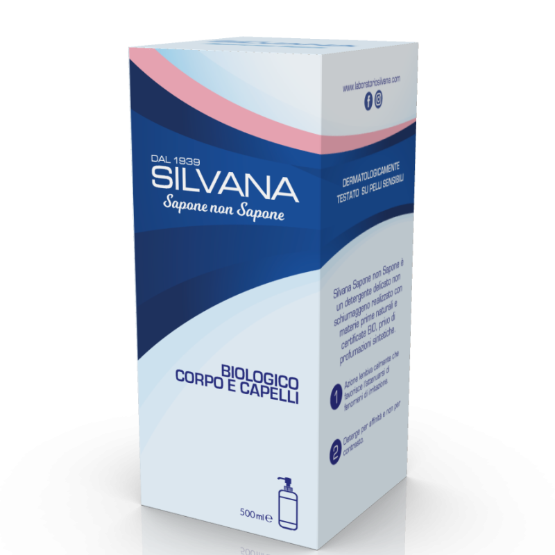 Laboratorio Silvana Sapone non Sapone Biologico Corpo e Capelli da 500ml