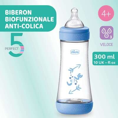 Chicco Perfect 5 Biberon 4m+ Flusso Veloce 300 ml Bimbo