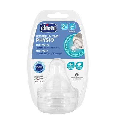 Chicco Tettarella Physio Silicone 2m+ Flusso Medio