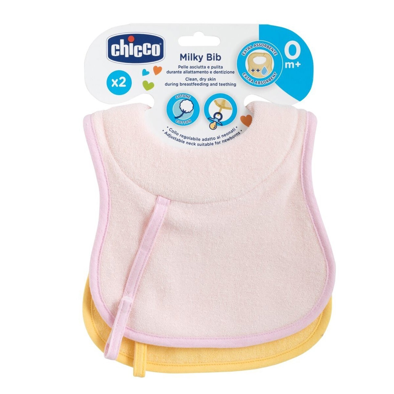 Chicco Bavaglini Allattamento e Dentizione 0m+ Bimba