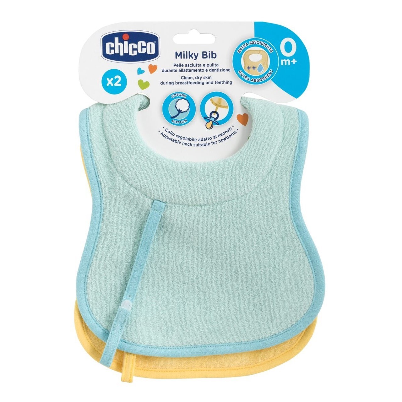 Chicco Bavaglini Allattamento e Dentizione 0m+ Bimbo