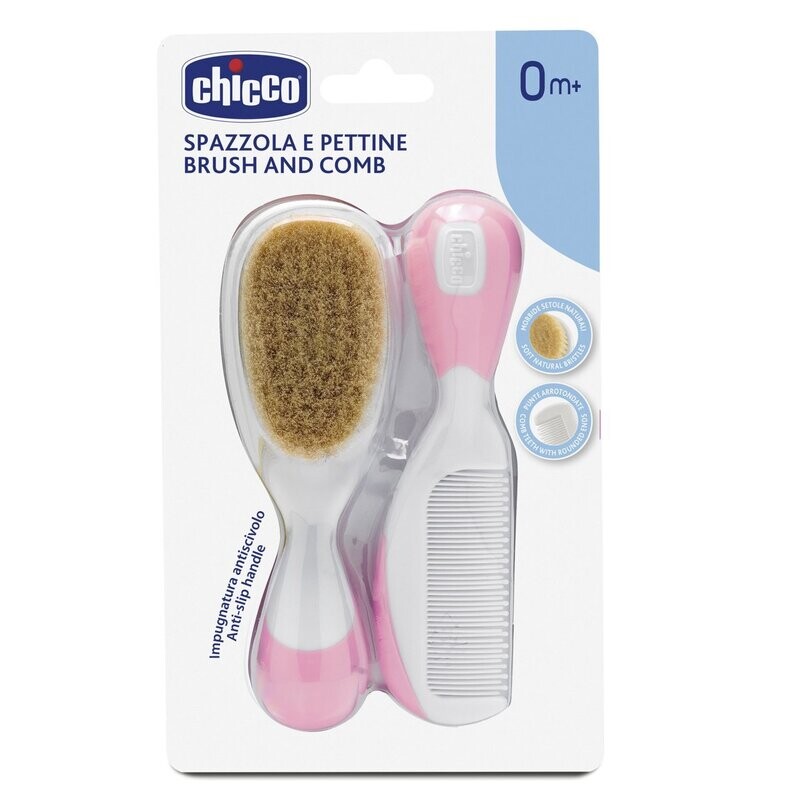Chicco Spazzola e Pettine Rosa