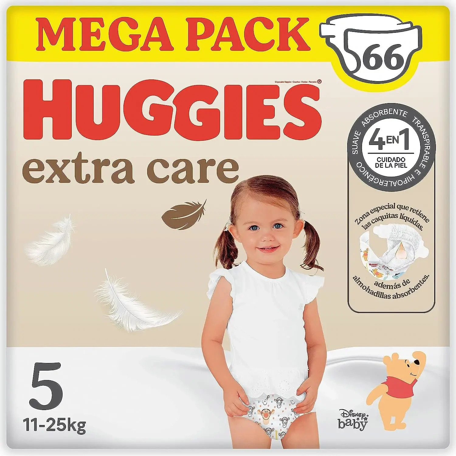 Huggies Pannolino Extra Care Megapack 5 Tg11-25 kg da 66pz