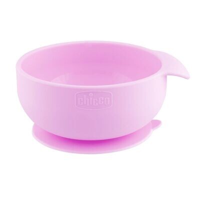 Chicco Set Easy Start Set di 3 pz Ciotola Bavaglino Cucchiao Rosa