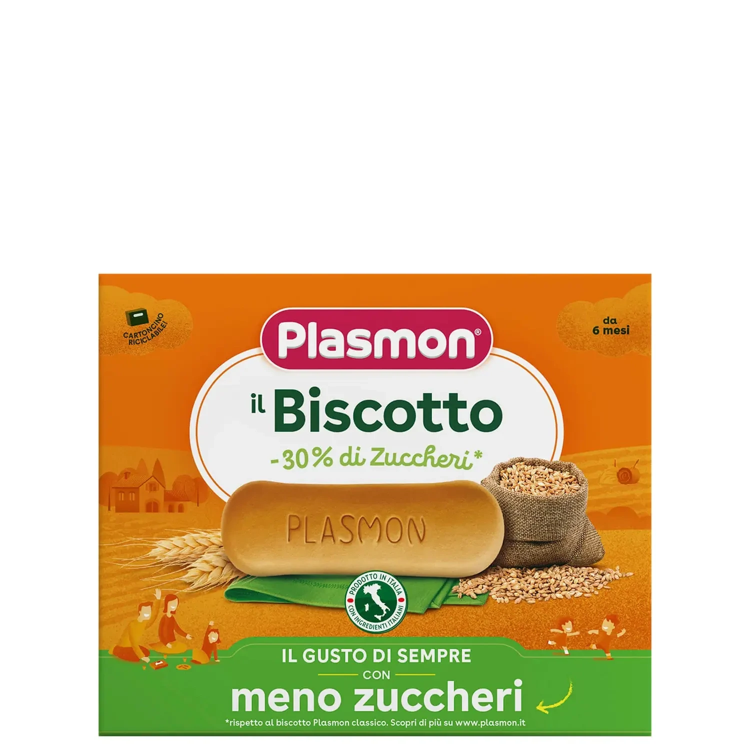 Plasmon Il Biscotto -30% di Zuccheri 320 g