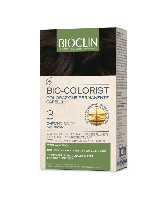 Bioclin Bio Colorist Colorazione Permanente Capelli Castano Scuro 3