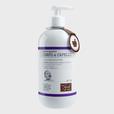 Fiocchi di Riso Detergente Corpo e Capelli da 400ml