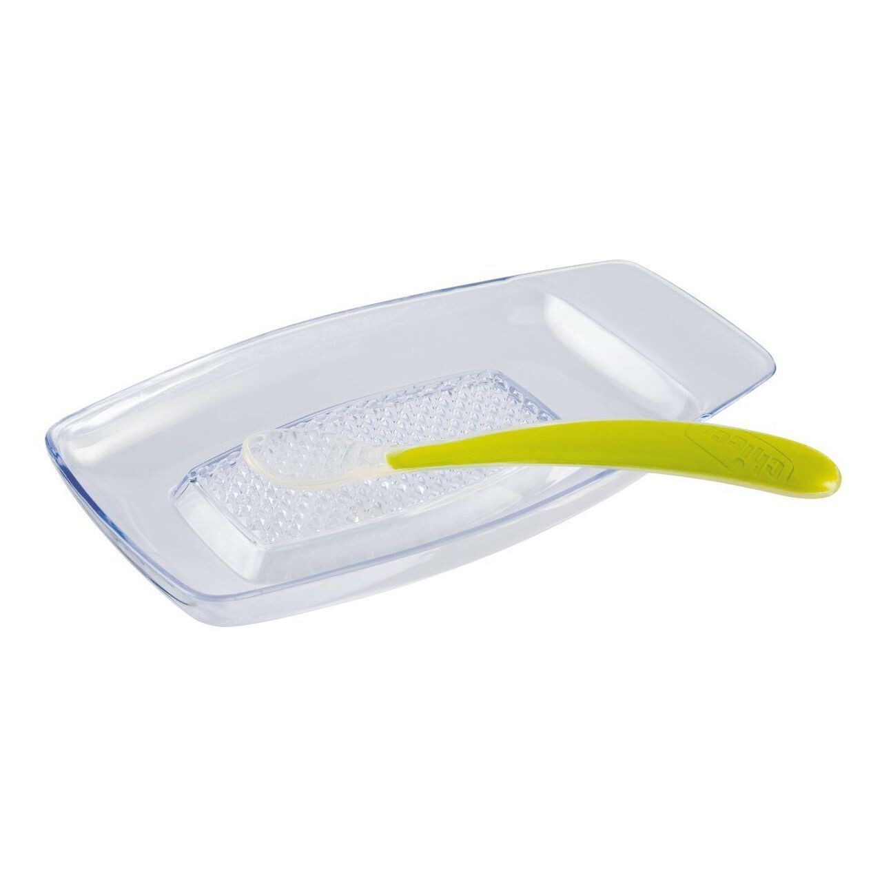 Chicco Grattuggia con Cucchiaino in Silicone