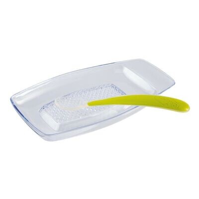 Chicco Grattuggia con Cucchiaino in Silicone