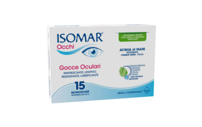 Isomar Occhi Plus Gocce Oculari per Occhi Secchi 30 monodose da 0,5ml