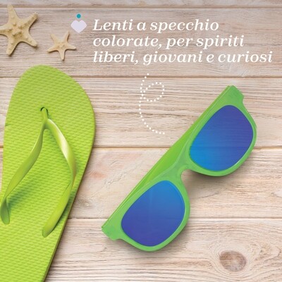 Chicco Occhiali da Sole  Verde Fluo 24m+