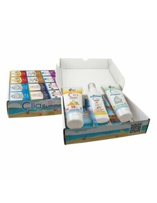 Clia Summer kit Crema Solare 50+ da 200ml  Crema Idratante Corpo da 200ml Lozione insettorepellente