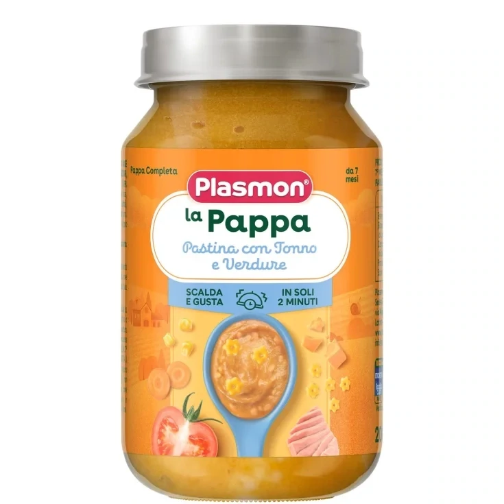 Plasmon La Pappa Completa di Pastina con Tonno e Verdure 200g