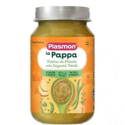 Plasmon La Pappa Completa di Crema di Patate con Legumi Verdi 200g
