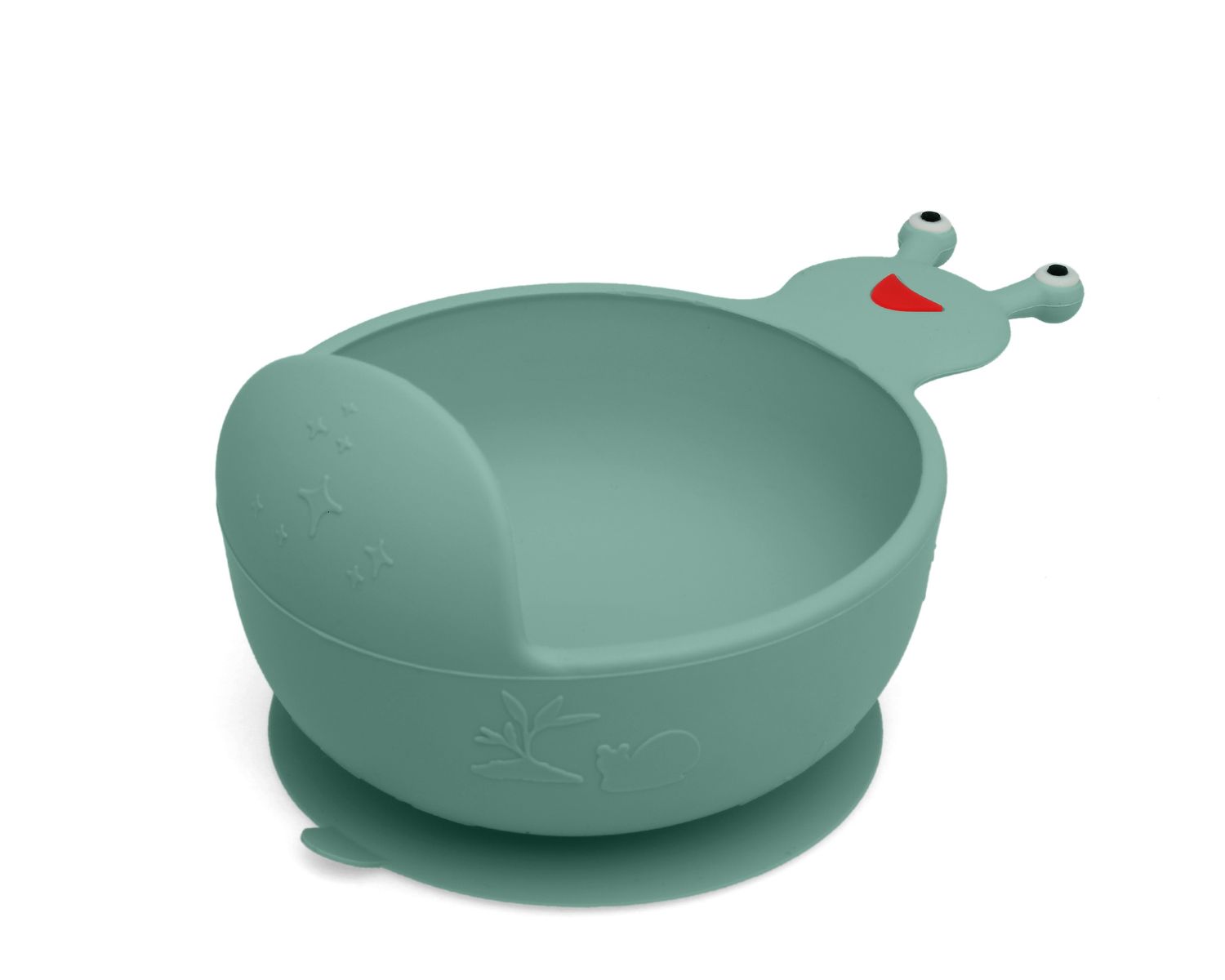 Kiokids Ciotola in Silicone Lumaca Salvia