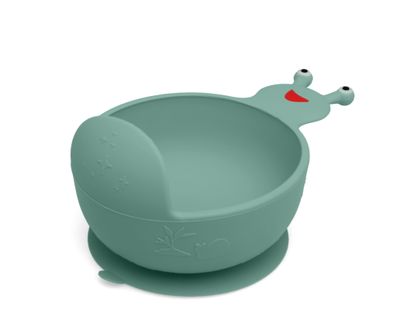 Kiokids Ciotola in Silicone Lumaca Salvia