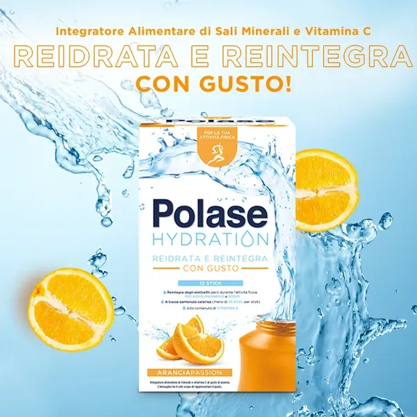 Polase Hydration Integratore Alimentare di Minerali E Vitamina C