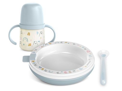 Suavinex Set Pappa Calda Azzurro da 3 pz