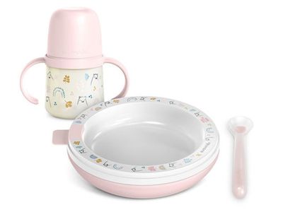 Suavinex Set Pappa Calda Rosa da 3 pz