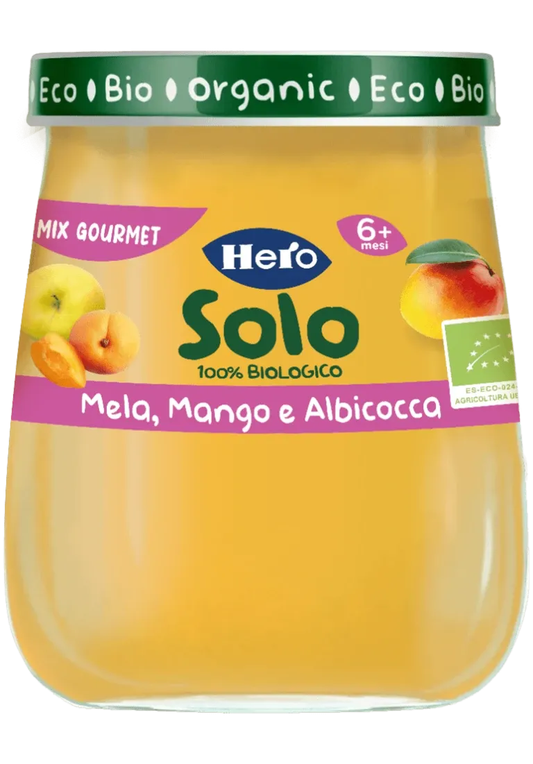 Hero Omogeneizzato di Frutta Mela Mango e Albicocca 120gr