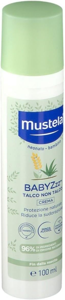 Mustela Babyzzz Talco non Talco Crema Antizanzare 100ml