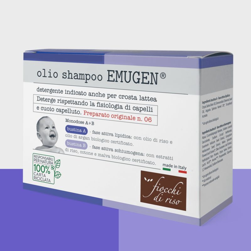 Fiocchi di Riso Olio Shampoo Emugen da 45 ml