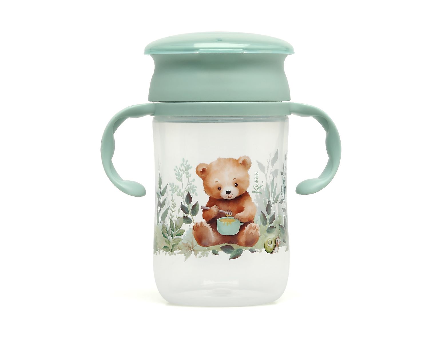 Kiokids Tazza di Addestramento Cervo Orso Salvia 330ml