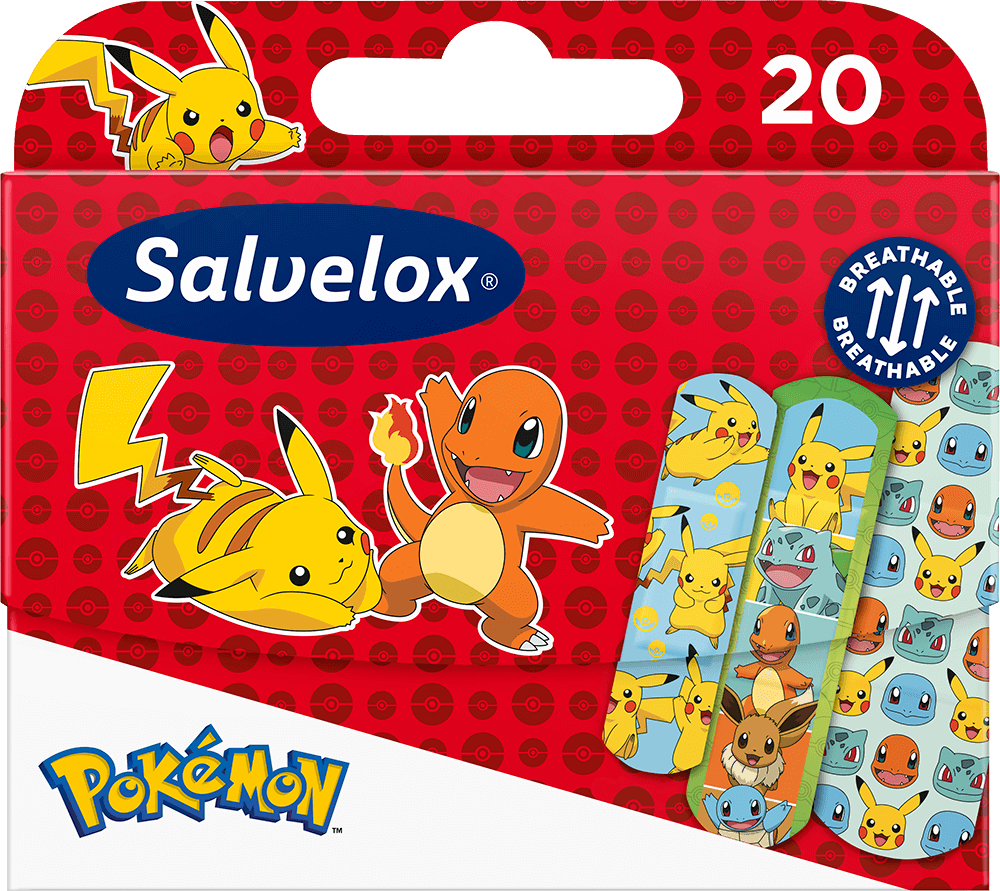 Salvelox Cerotti per Bambini Pokemon da 20 pz