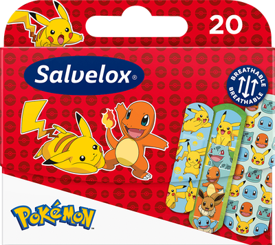 Salvelox Cerotti per Bambini Pokemon da 20 pz