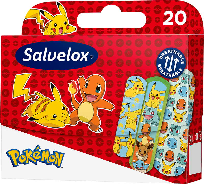 Salvelox Cerotti per Bambini Pokemon da 20 pz