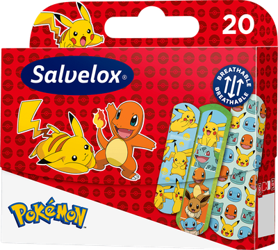 Salvelox Cerotti per Bambini Pokemon da 20 pz