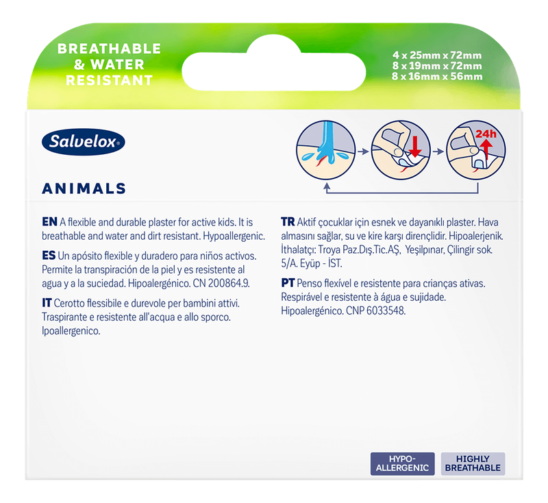 Salvelox Cerotti per Bambini Animals da 20 pz
