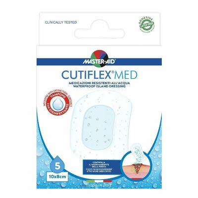 Master Aid Cutiflex Med Medicazioni 10 x 8 cm da 5 pz