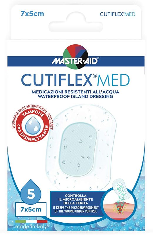 Master Aid Cutiflex Med Medicazioni 7 x 5 cm da 5 pz