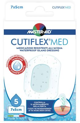Master Aid Cutiflex Med Medicazioni 7 x 5 cm da 5 pz